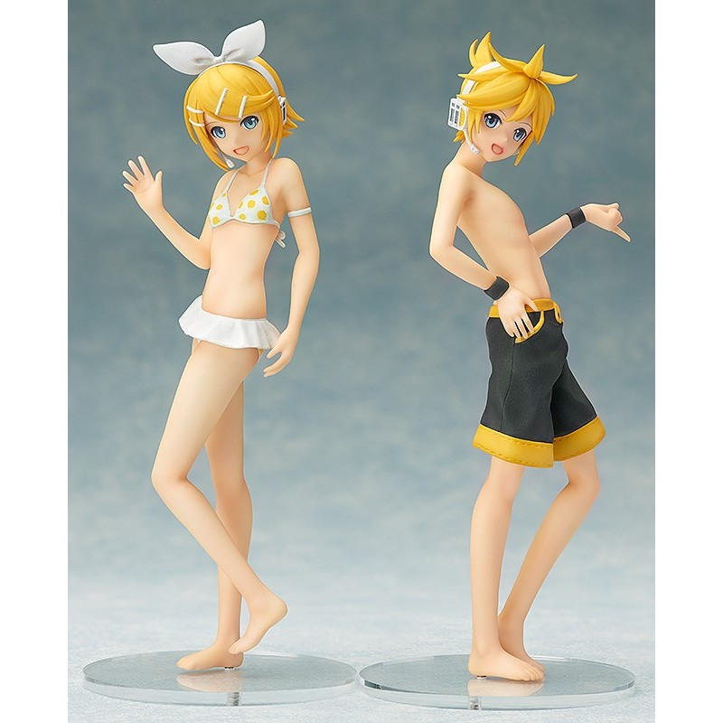 Kagamine Rin + Kagamine Len : Swimsuit Ver. (ขายคู่) มือ2 สภาพใหม่ แท้ (พร้อมส่ง) (ไม่มีกล่อง)