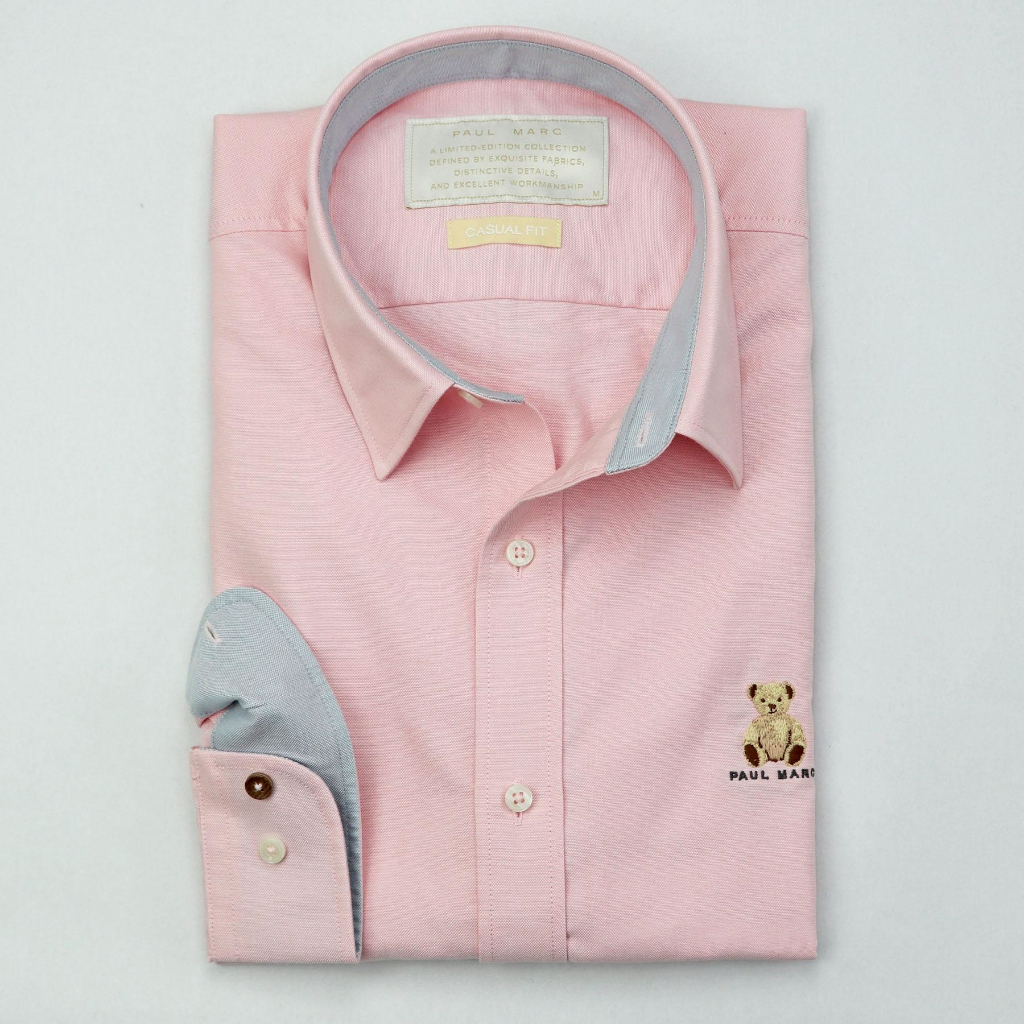 PAUL MARC قميص أكسفورد PM BEAR ‏Casual Fit — صورة 8