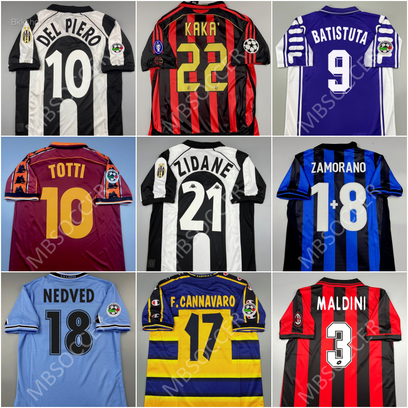 Retro - เสื้อฟุตบอล ย้อนยุค ลีค oิตาลี่ กัลโช่ ซีรีย์ A Home Away ปีต่าง ๆ