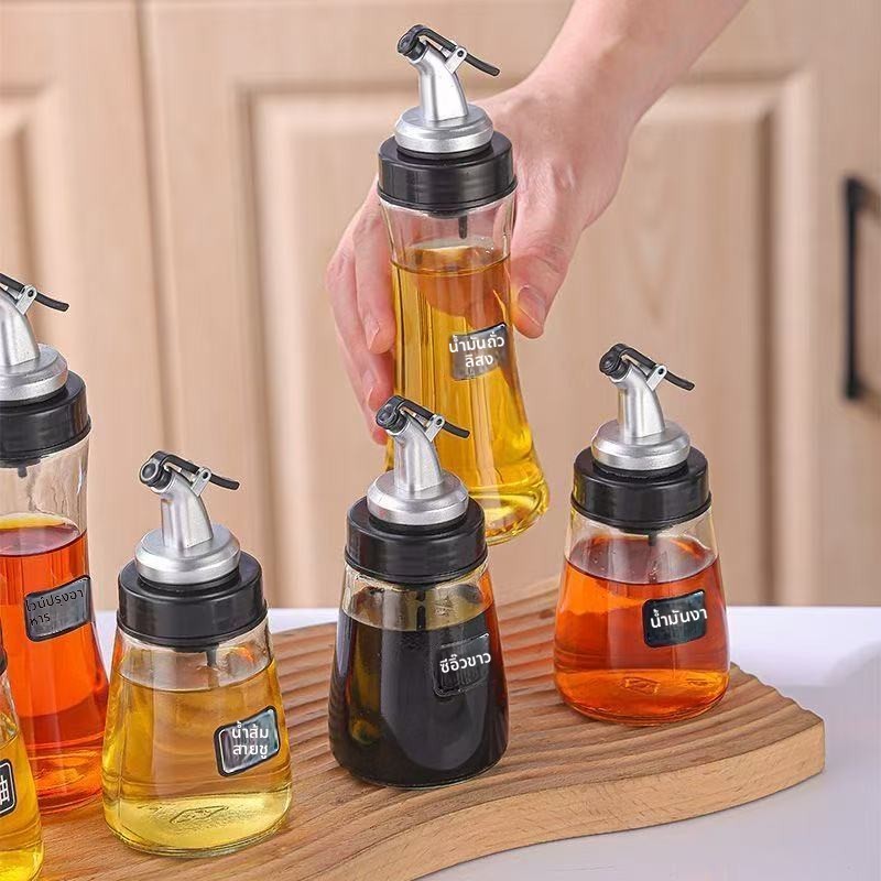 สินค้าในประเทศไทย  ขวดน้ำมันแก้ว ขวดซอสถั่วเหลือง ขวดน้ำมัน 180ml  200ml  จัดส่งด่วน ขวดน้ำส้มสายชู