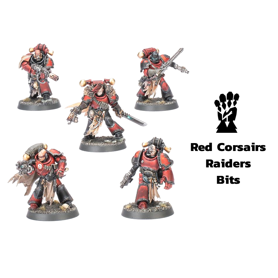 [พร้อมส่ง แยกชิ้น] Red Corsairs Raiders Bits อะไหล่ Warhammer 40K Red Corsairs Chaos Space Marine