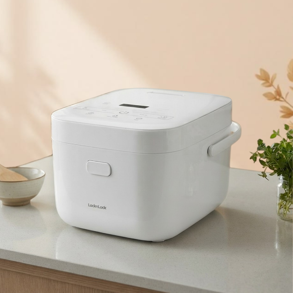 LocknLock หม้อหุงข้าวอัจฉริยะ Smart Rice Cooker  รุ่น EJR396IVY  ความจุ 3 L.