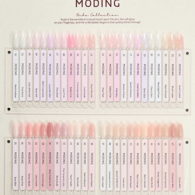 MODING🇨🇳 #GB01-48 หลายตัวเลือก  Builder gel 20g. เจลต่อเล็บ
