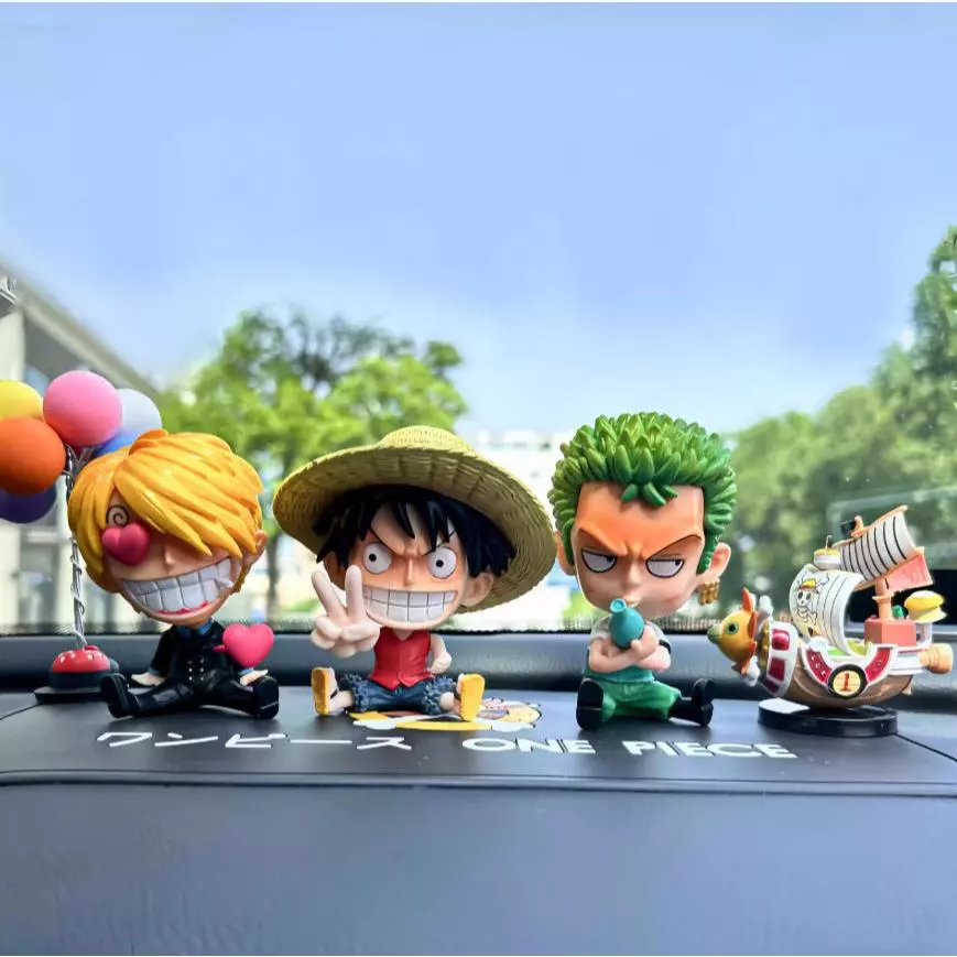 ฟิกเกอร์ Luffy Zoro Sanji Ace Nami Robin ขนาด 8-10 ซม thumbnail 8