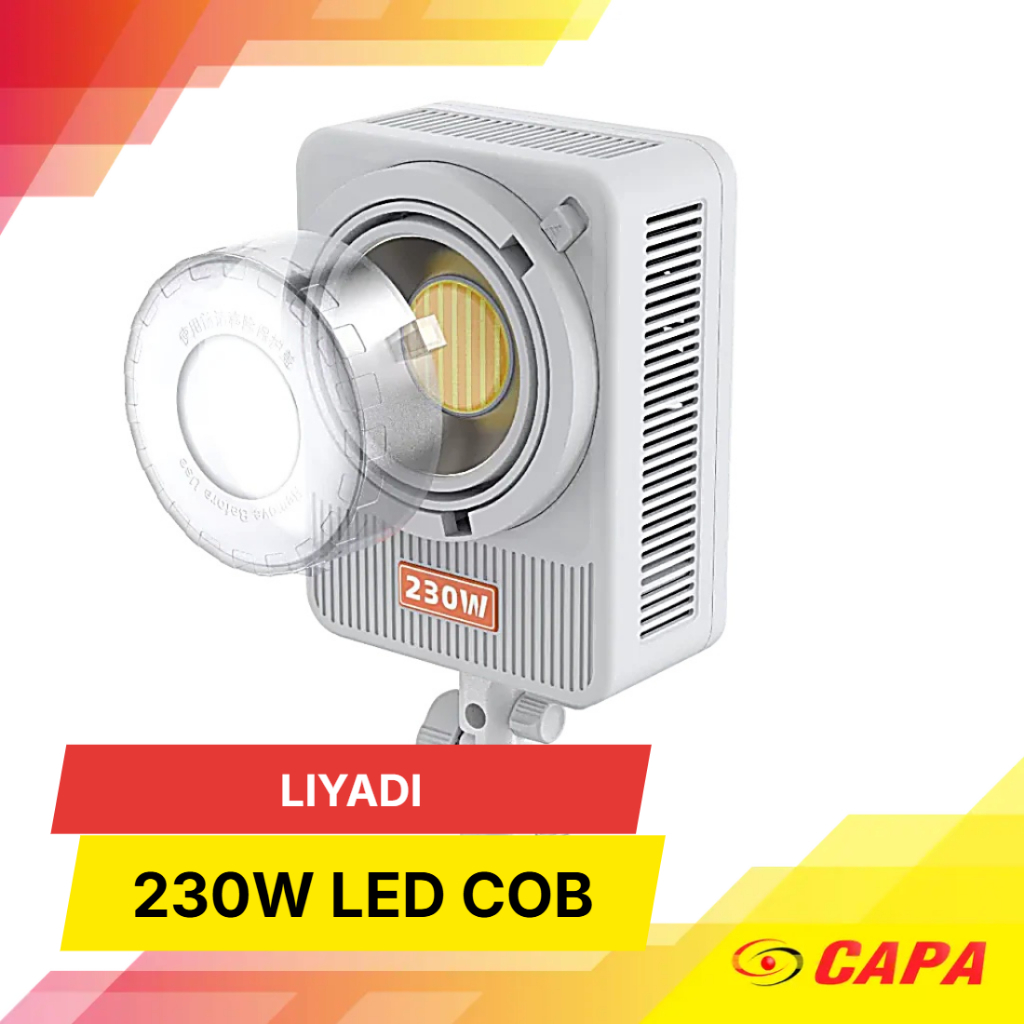 LIYADI 230W Pocket LED Video COB Light RGB 2800K-6500K