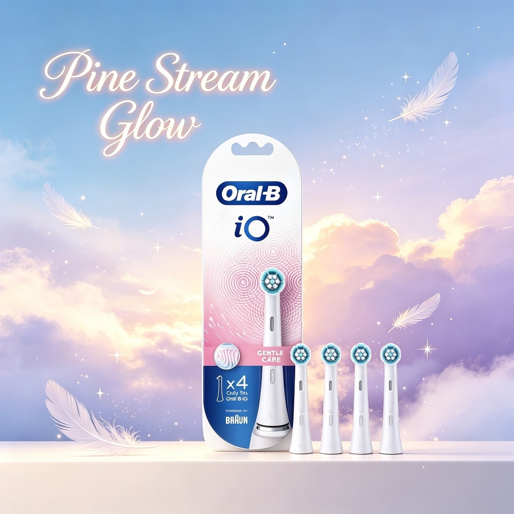 【4 Pcs】Gentle Care Replacement Brush Heads Soft For iO Electric Toothbrush 4‑Pack Set