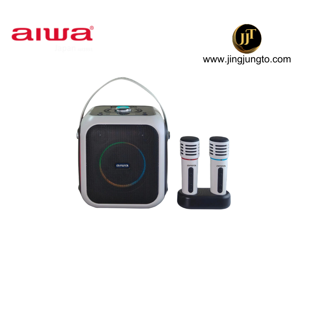 AIWA ลำโพงบลูทูธพกพาคาราโอเกะ  AW-B200K  Karaoke Bluetooth Speaker