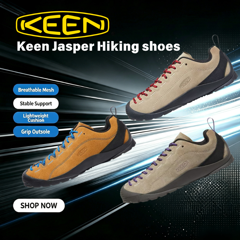 【รองเท้าวิ่งของแท้100%】⭐Keen Jasper Hiking shoes