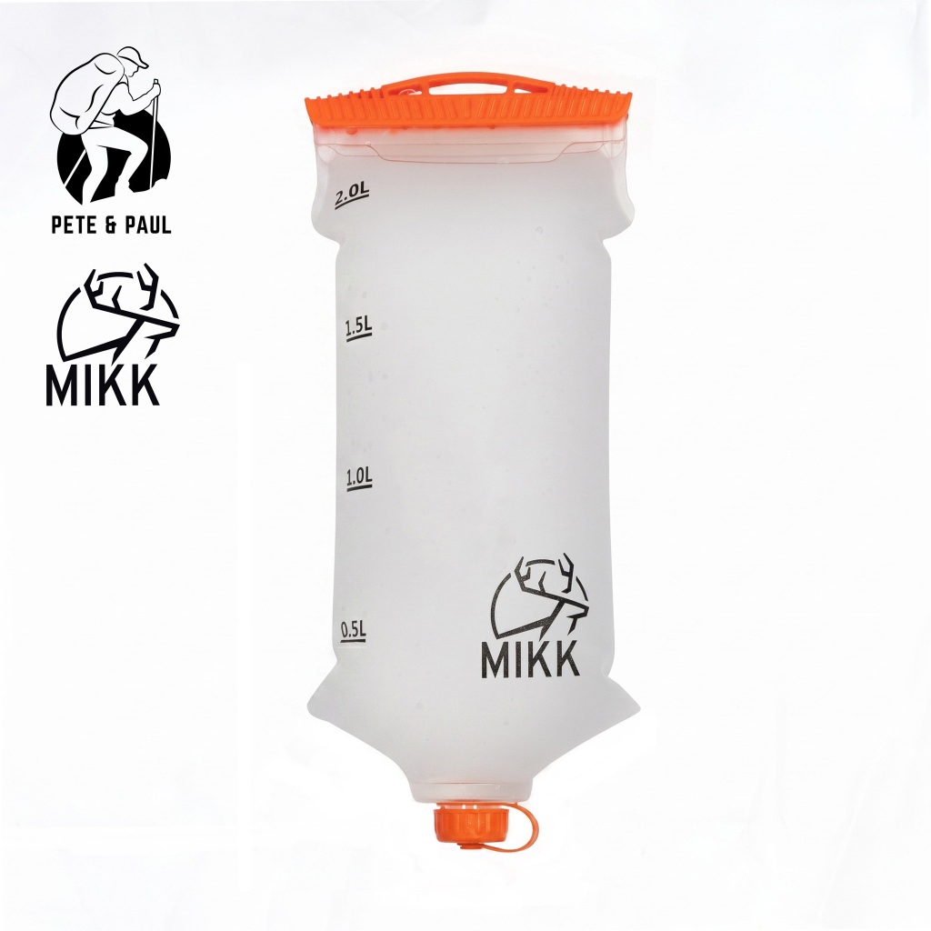MIKK ถุงน้ำ TPU ขนาด 2 ลิตร สำหรับเดินป่า เป้น้ำ วิ่งเทรล น้ำหนักเบา พกพาสะดวก