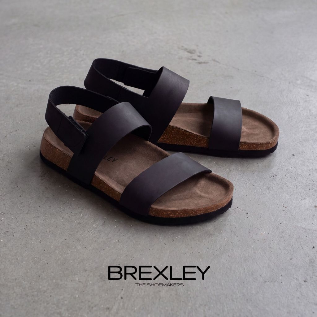 BREXLEY รองเท้าแตะเพื่อสุขภาพ  หนังแท้ 100% รุ่น Thomas