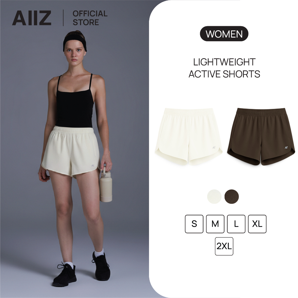 AIIZ กางเกงแอคทีฟผู้หญิงขาสั้น