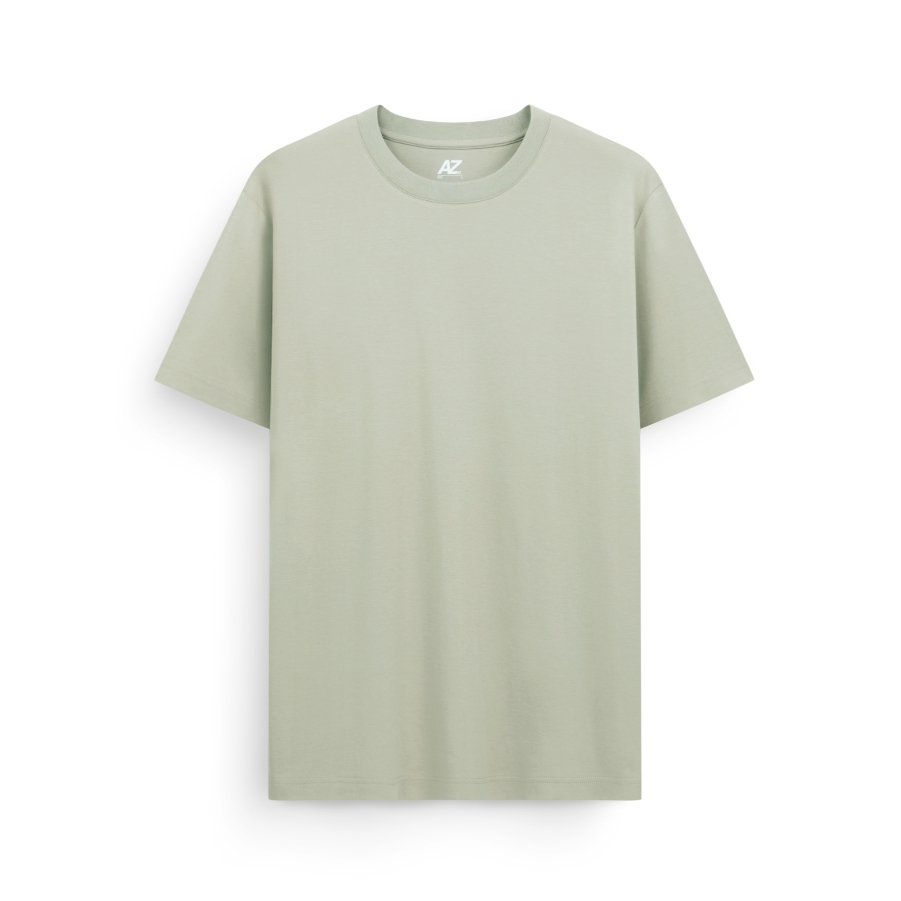 AIIZ เสื้อยืดผู้ชายคอกลมแขนสั้น รูปที่ 9