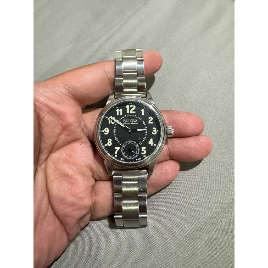 นาฬิกาข้อมือ Bulova Accu-Swiss Gemini มือสอง