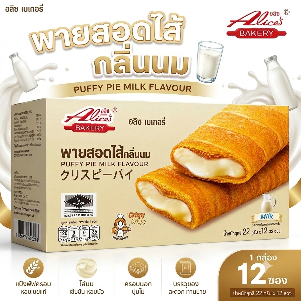 Alice’s Bakery พายสอดไส้ อร่อย
