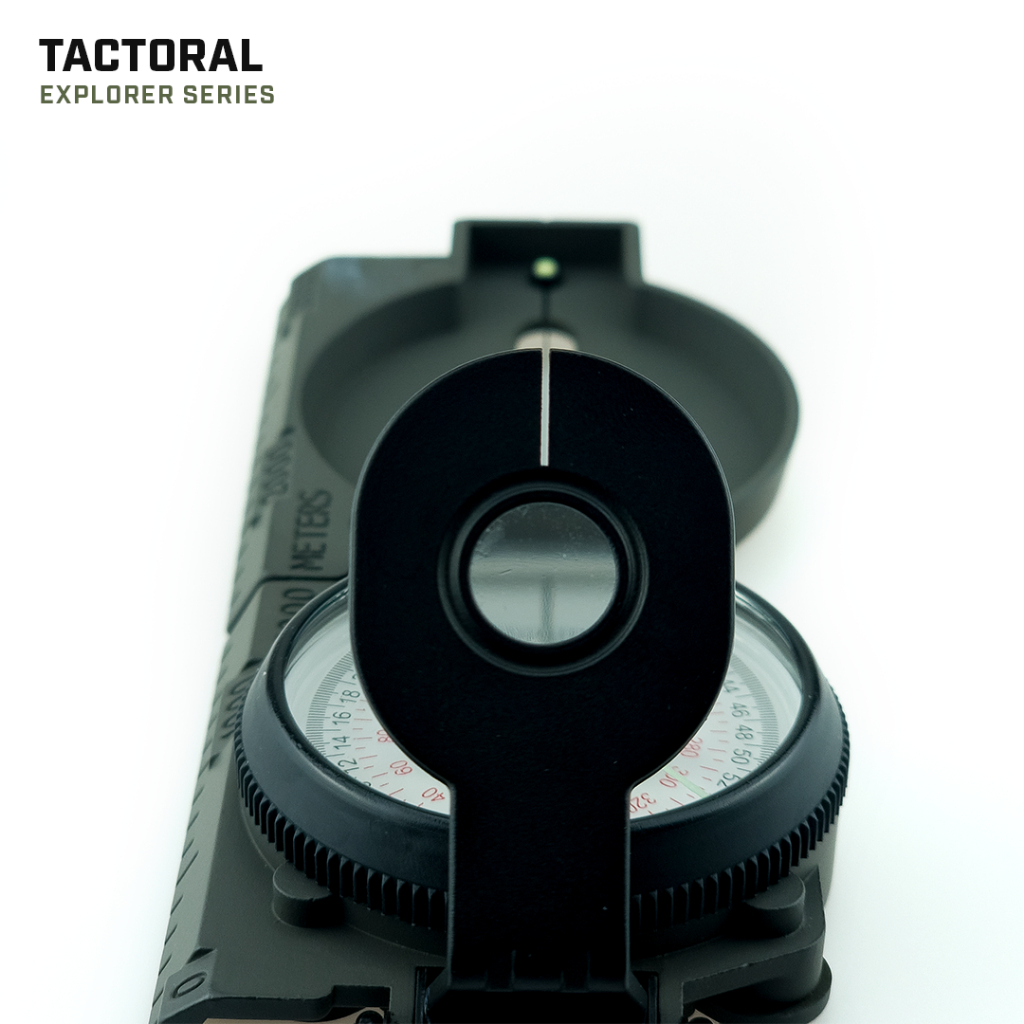Tactoral Explorer Lensatic Military Compass เข็มทิศทหารเลนซาติก| Metal Case Liquid-Filled | สี Sap Green — صورة 7