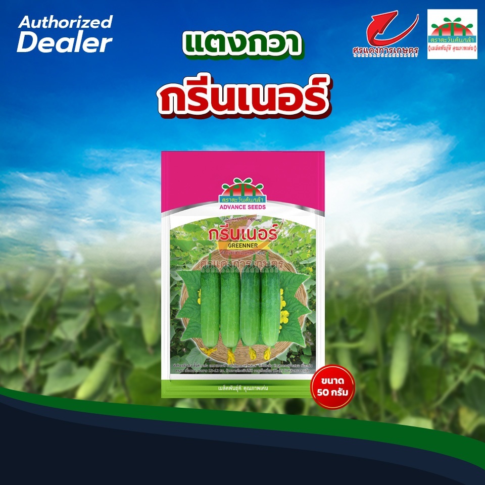 เมล็ดพันธุ์ แตงกวากรีนเนอร์50 กรัม 100กรัม #เมล็ดพันธุ์, #เมล็ดพันธุ์ผัก, #เมล็ดพันธุ์แตงกวา #ขายเมล็ดพันธุ์