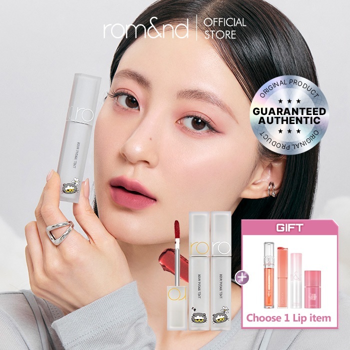 [rom&nd official] rom&nd X ZO&FRIENDS Blur Fudge Tint | Matte lip tint (2colors)
