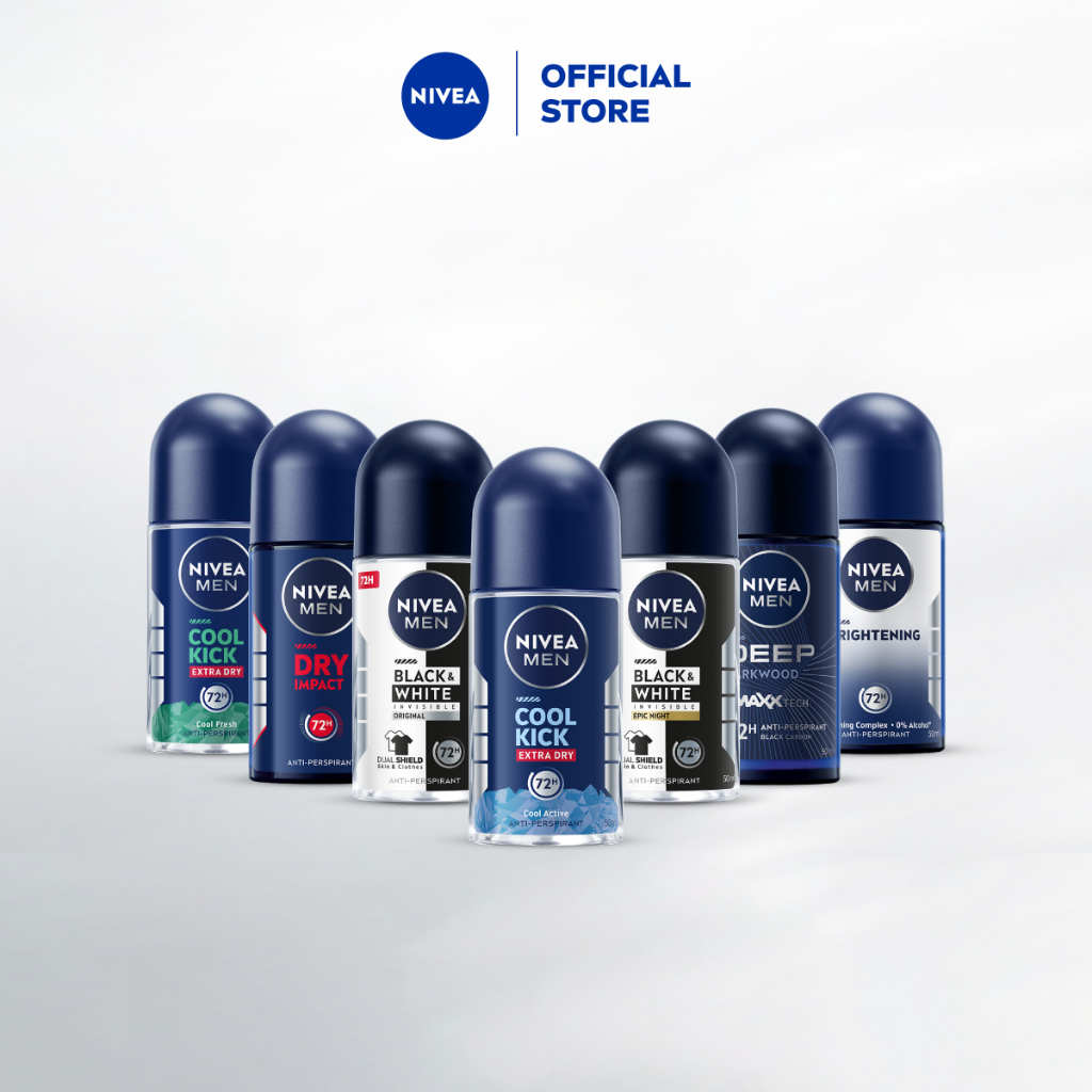 [สินค้าขายดี]นีเวีย โรลออน สำหรับผู้ชาย 50 มล. DEO MEN 50 ml. 2pcs NIVEA