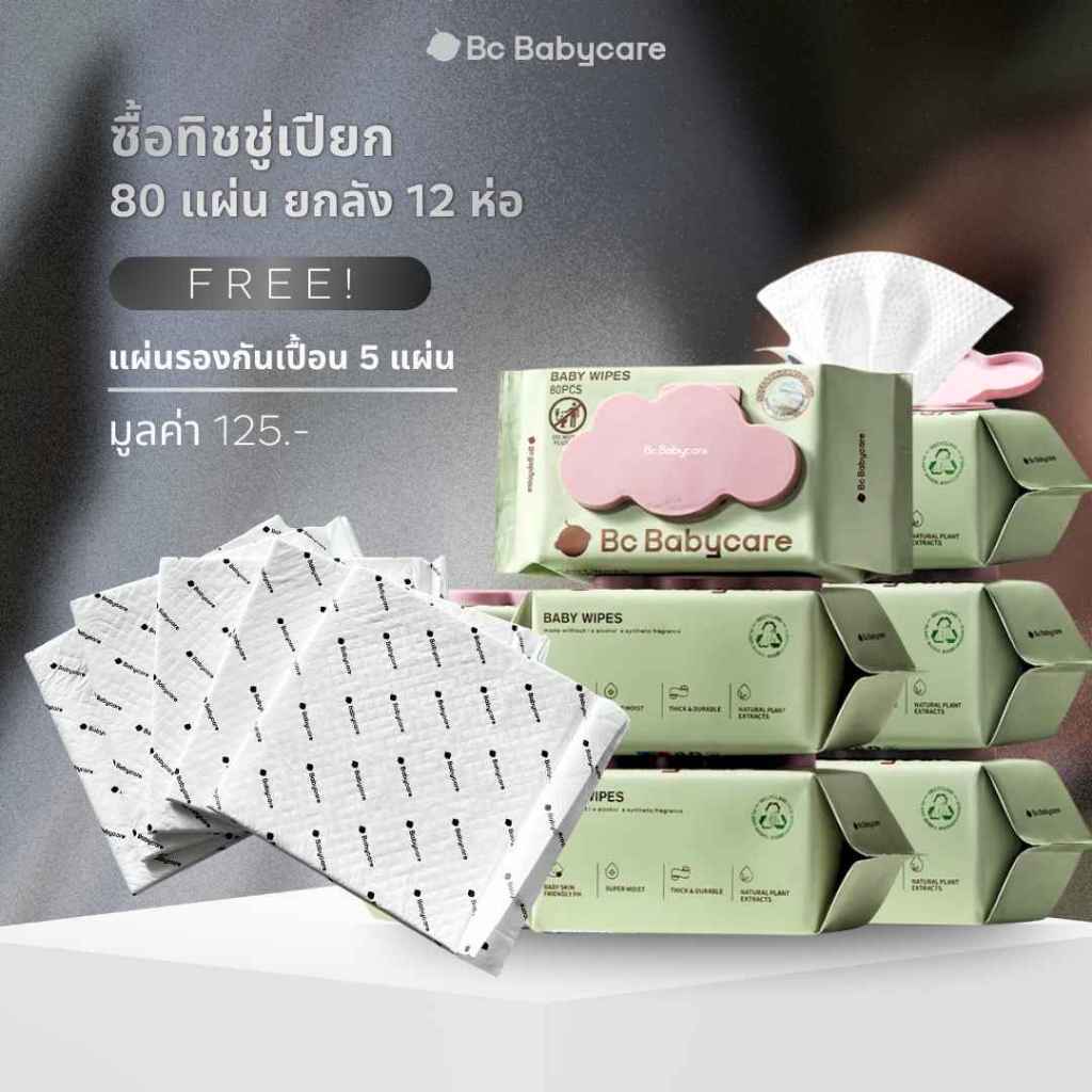 ทิชชู่เปียก Babycare น้ำEDI เกรดการแพทย์ ยกลัง ขนาด80แผ่น เซ็ท3/12ห่อ ผ้าเช็ดทำความสะอาด baby wipes ผ้าเปียก ทิชชู่