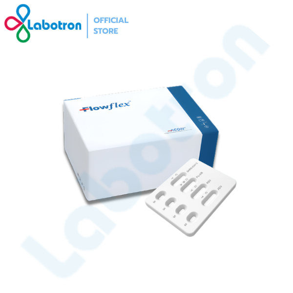 ชุดตรวจโควิด Flowflex 4in1 20T โควิด/ไข้หวัดใหญ่A,B/RSV/Adenovirus