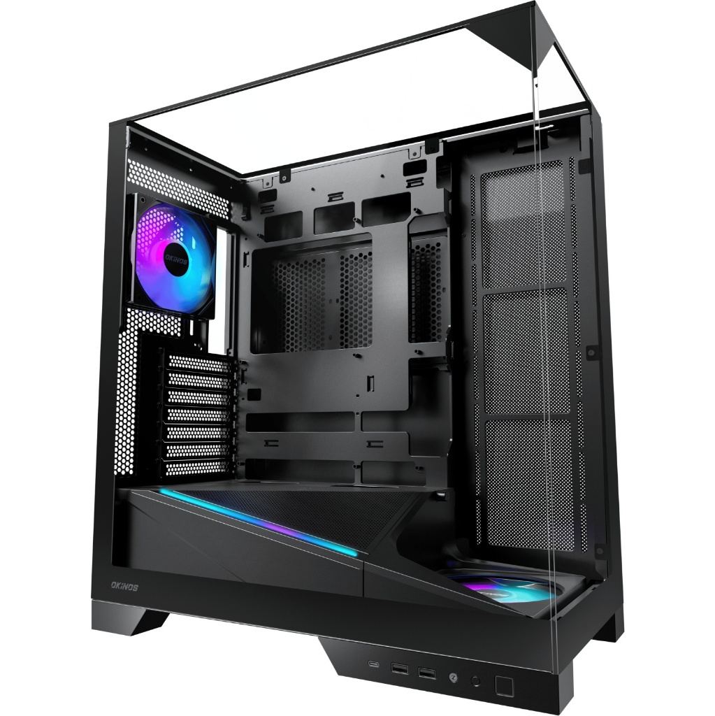 OKINOS Aqua 93 BLACK ATX PC Case