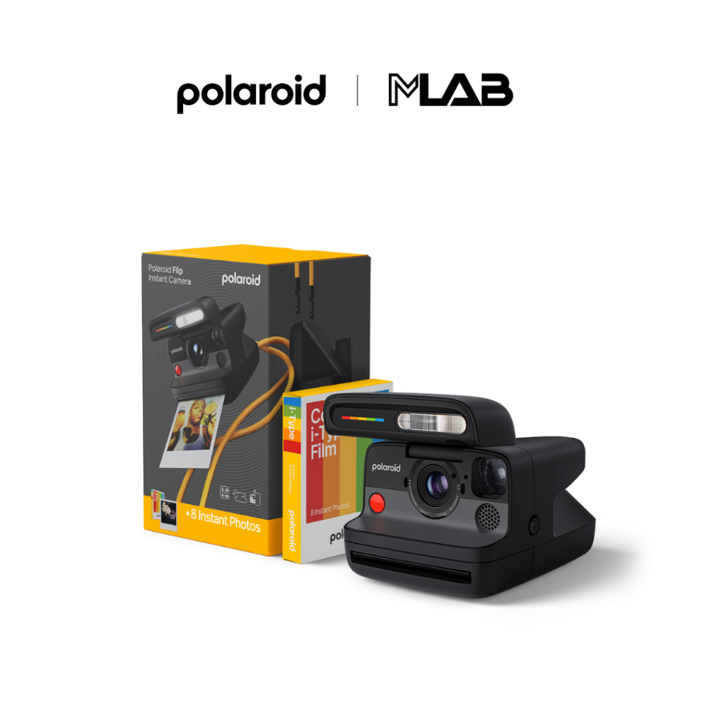 [Polaroid] Polaroid Flip กล้องโพลารอยด์ + ฟิล์มสี i-Type 8 ภาพ (Bundle Set)