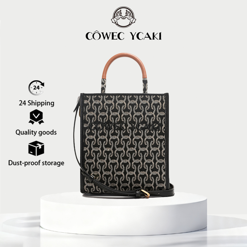 COWEC&YCAKI Luxury Korean Style Women Bag กระเป๋าถือระดับพรีเมียม กระเป๋าถือ กระเป๋าสะพายข้าง