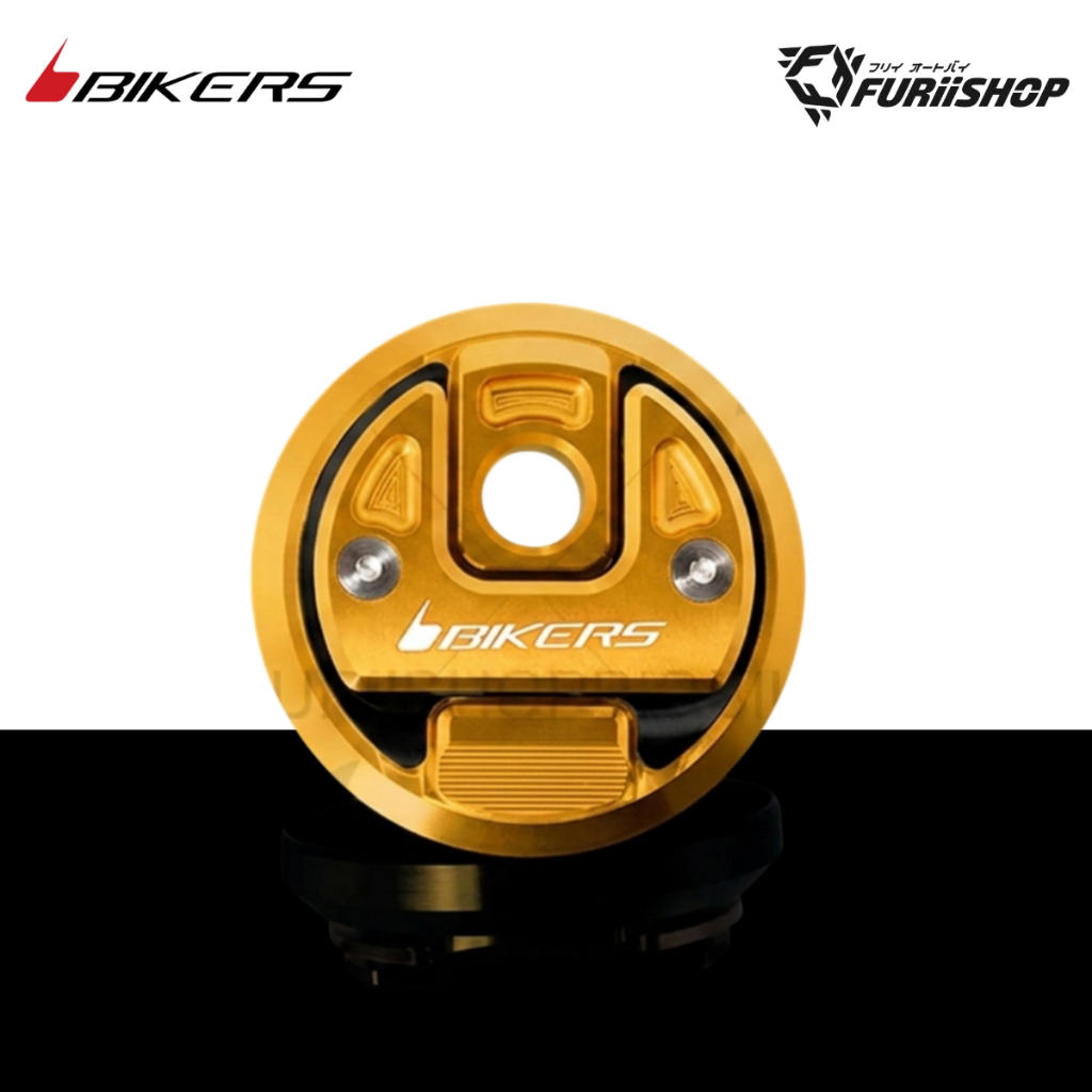 ฝาปิดถังน้ำมัน BIKERS (รหัสสินค้า K0118) เป็นอะไหล่แต่งพรีเมียมงานอลูมิเนียม CNC ที่ออกแบบมาสำหรับ K