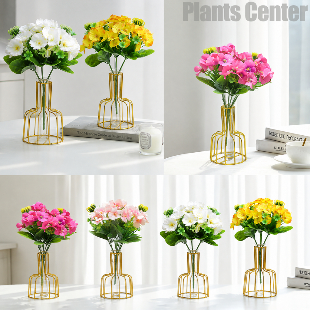 Plants Center P017 ดอกไม้ปลอม ดอกไฮเดรนเยีย 5สี เป็นพร็อพถ่ายรูป ตกแต่งบ้าน ร้านค้า คาเฟ่ ออฟฟิศ