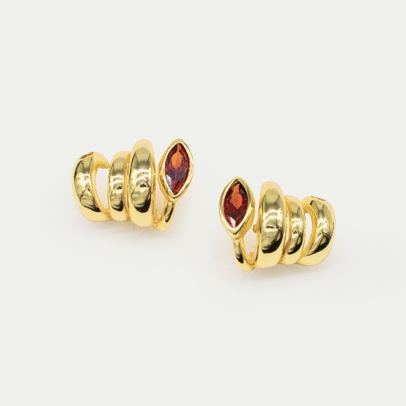 Bbae Vivian Ear Crawler (Red Stone)