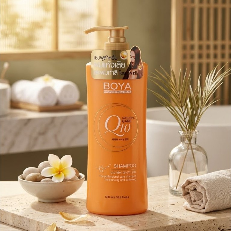 karmart BOYA Shampoo Q10 ขนาด 500ml. (1 ขวด)