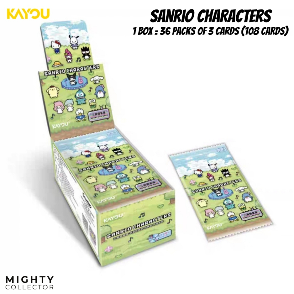 Sanrio Characters Kayou Collection Cards - Chapter 2 - 1 New Box (36 packs, 108 cards) - Authentic product