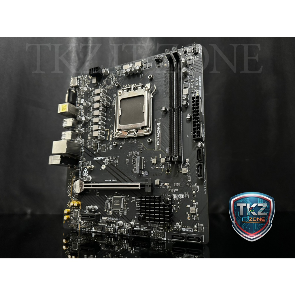 เมนบอร์ด (mainboard) MSI PRO A620M-E  ( SOCKET AM5 ) 1 MONTH WARRANTY