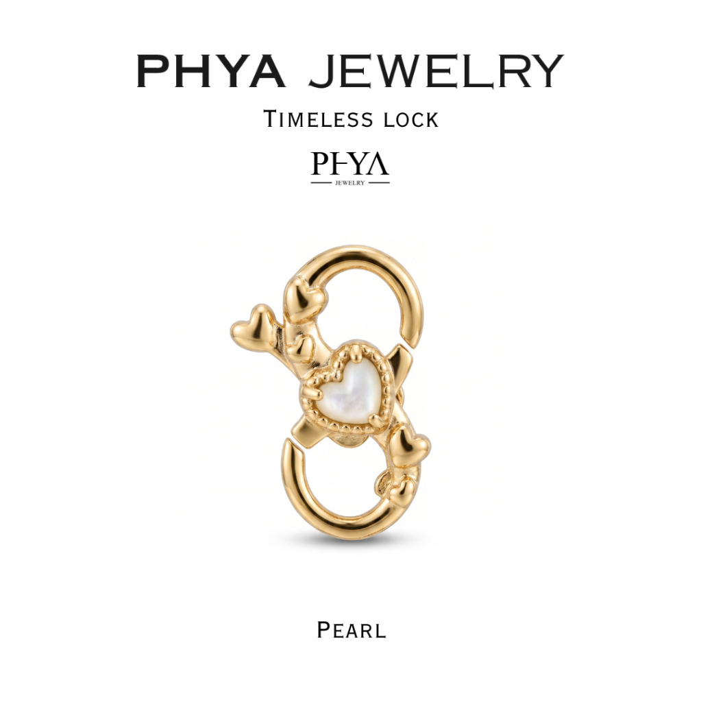 PHYA Timeless lock : หัวล็อคไทม์เลส เงินแท้