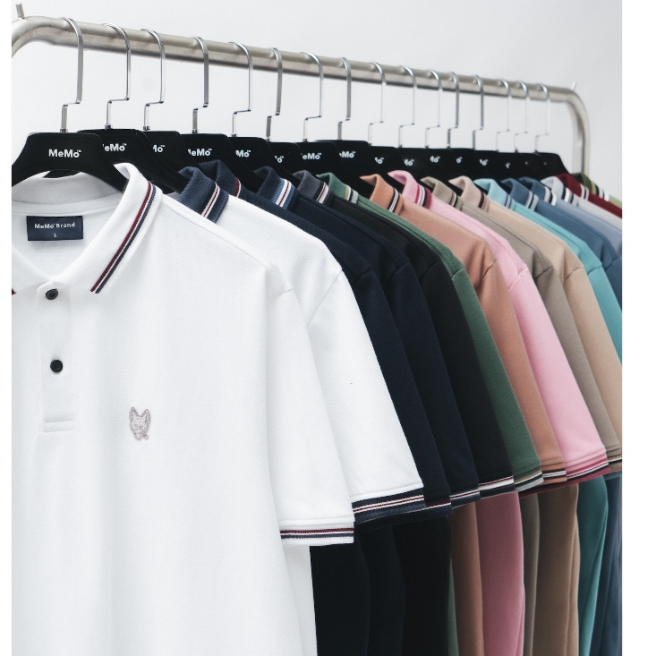 Vibes เสื้อโปโล Memo กระดุม 2 ปกคอริ้ว Polo RIW New Iconic (Best Seller) D2