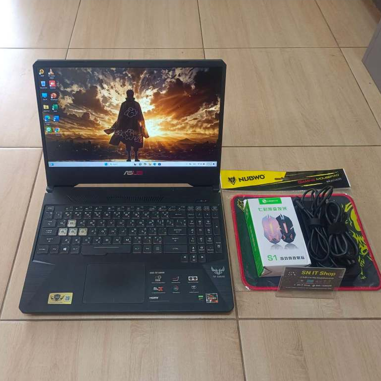 Asus TUF Gaming FX505DU-AL052T(มือสอง) สเปค Ryzen 7 3750H NVIDIA GeForce GTX 1660Ti RAM 16GB SSD 512