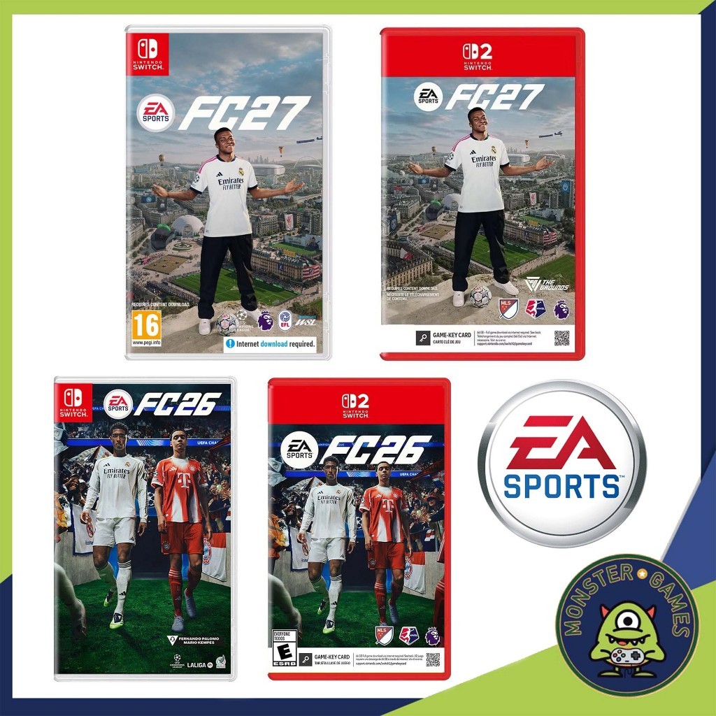 FC 26 , FC 27  Nintendo Switch 1-2 Game แผ่นแท้มือ1!!!!! (FC26 Switch 2)(FC27 Switch 2)(FC 2026 Swit