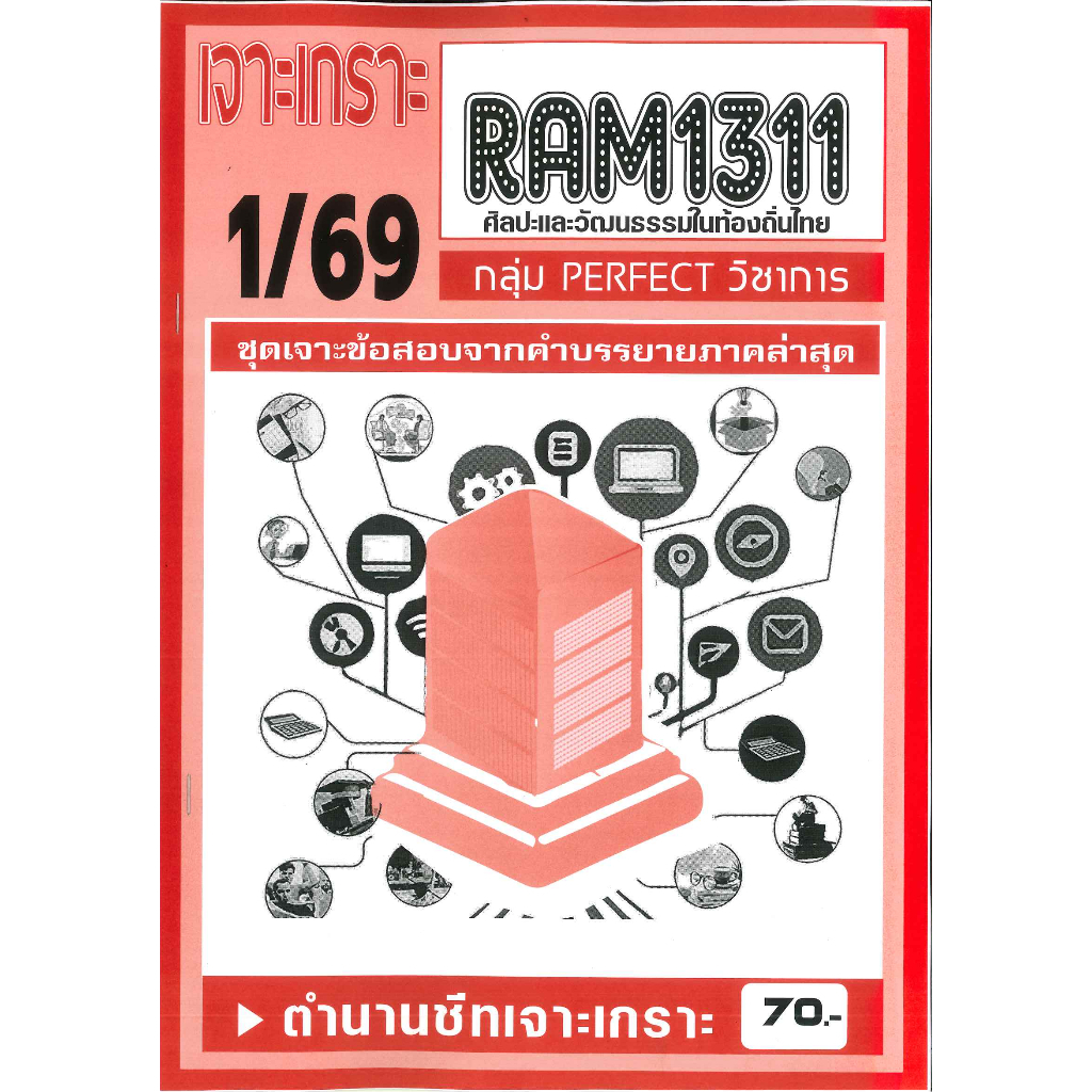RAM1311 เจาะเกราะศิลปะและวัฒนธรรมในท้องถิ่นไทย ภาค 1/69