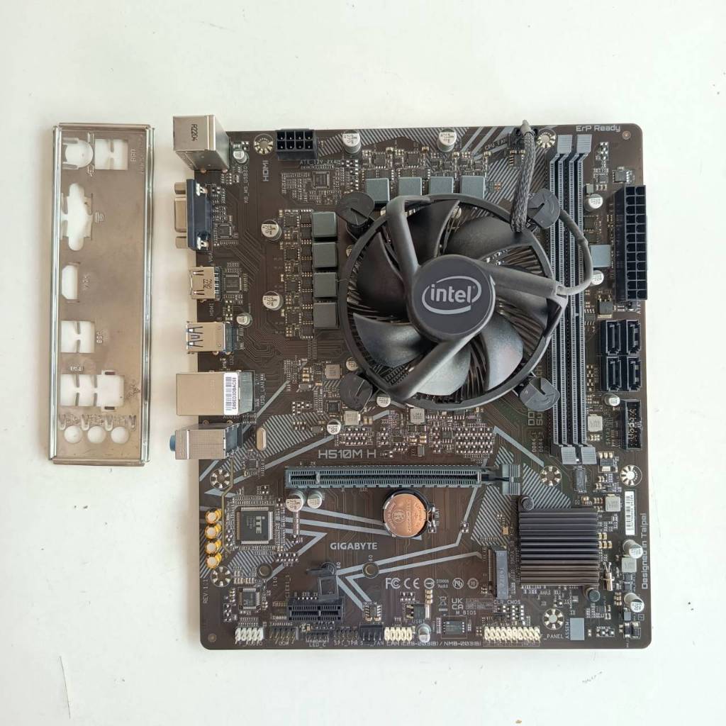 CPU  Core i5  11400F + M/B  GIGABYTE  H510MH  (1200)  DDR4  ประกัน  2  เดือน