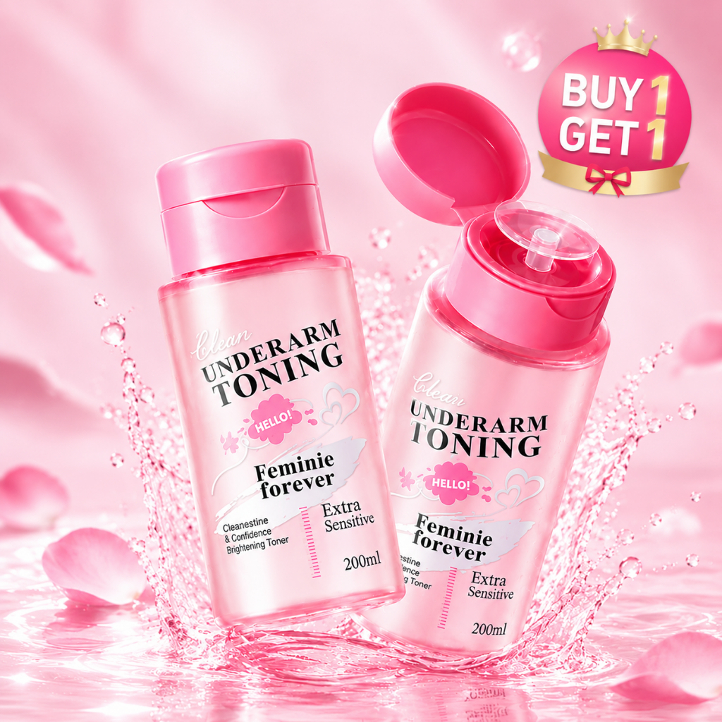 【ซื้อ 1 แถม 1】โทนเนอร์รักแร้ Underarm Toning เช็ดรักแร้ ขาหนีบ คอ ข้อศอก ดูเรียบเนียนกระจ่างใส เติมความชุ่มชื้น