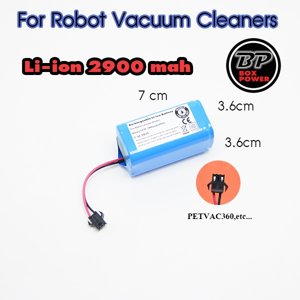 แบตเตอรี่สำหรับหุ่นยนต์ดูดฝุ่น Petvac360,280,T3 Smart 501,ABIR X8 ,Ecovacs deebot DN622,Laresar​Evol3,LydstoG2