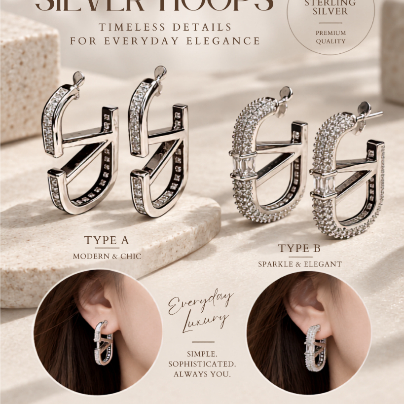 THE SILVER EDIT 925 Silver Jewelry Collection