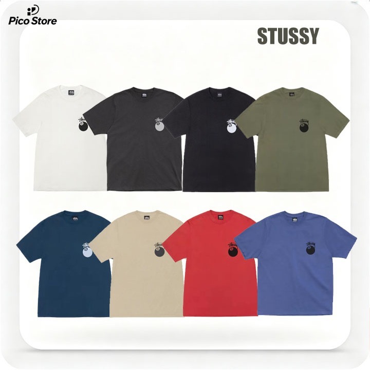 ✨ของแท้ 100% เสื้อยืด Stussy 8 BALL Tee แขนสั้น