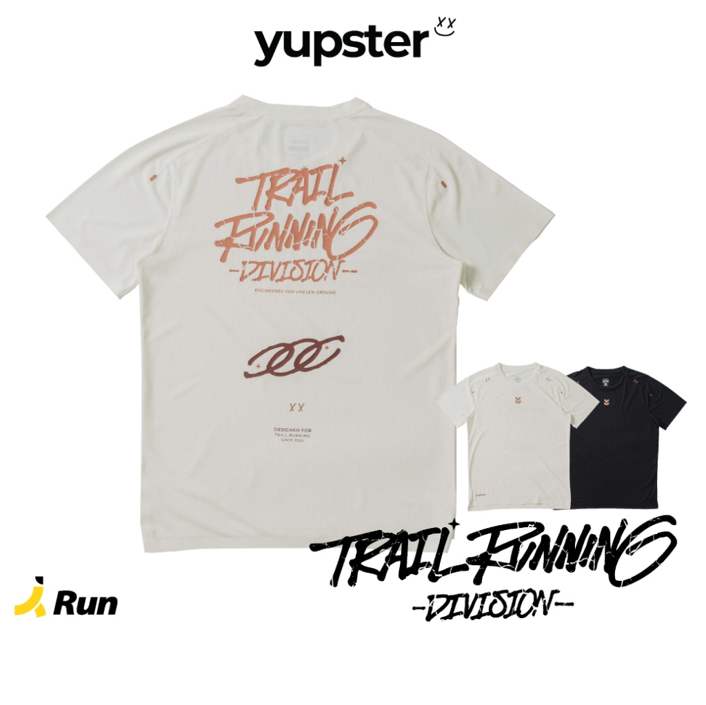 yupster Running T-Shirt TRAIL RUNNING DIVISION แห้งไวพิเศษ ระบายอากาศดี