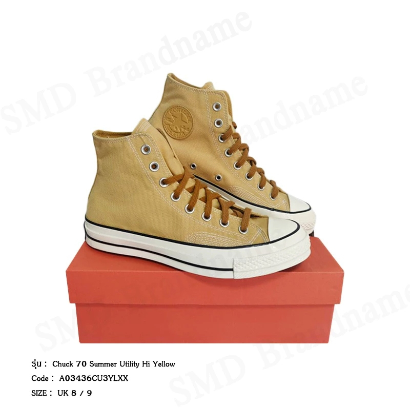 Converse รองเท้าผ้าใบ รุ่น Chuck 70 Summer Utility Hi Yellow Code: A03436CU3YLXX