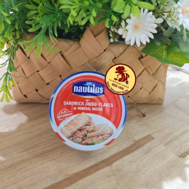 นอติลุส ทูน่าแซนวิส ในน้ำแร่ น้ำหนักสุทธิ 170 กรัม (จำนวน 1 กระป๋อง)