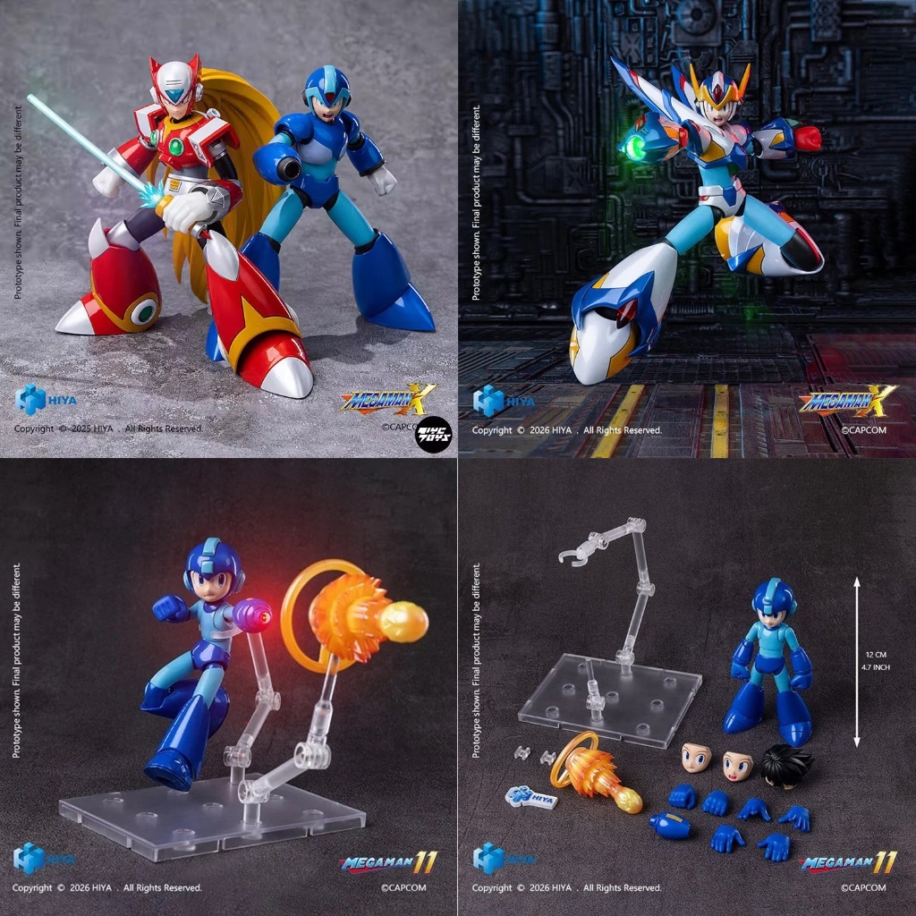 Pre-order - Hiya Toys Rockman Zero / Rockman Action Figure /Falcon Armor/Ultimate Value Series Mega man