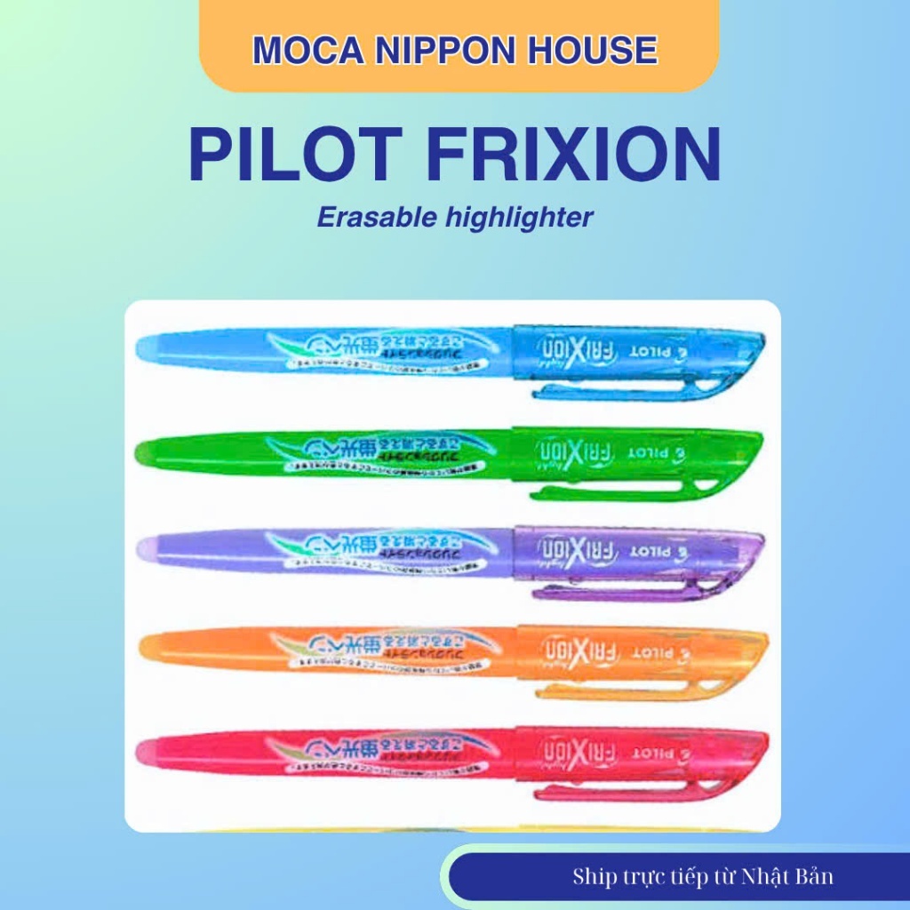 AUTHENTIC JAPANESE PRODUCT] Pilot Frixion Light Erasable Highlighter Pen (SFL-10SL) - Multi-Color Hi