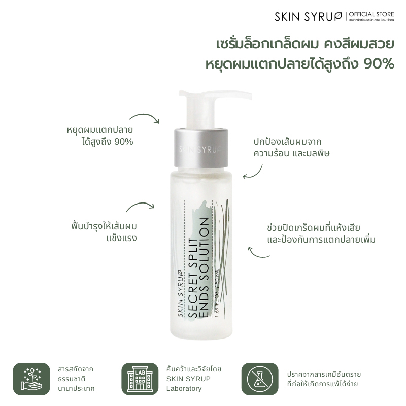 [GIFT] Secret Split End Solution จาก SKIN SYRUP (สินค้าใกล้หมดอายุ)