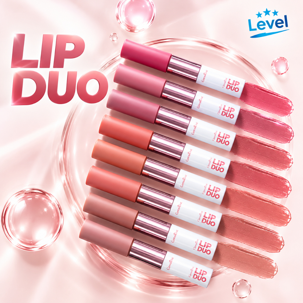 ลิปแมท อินโนเวีย แมท แอนด์ ชายนี่ ลิป ดูโอ Giffarine Innovia Matte & Shiny Lip duo